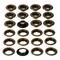 12 Packs: 12 ct. (144 total) Antique Brass Eyelets by Loops & Threads™